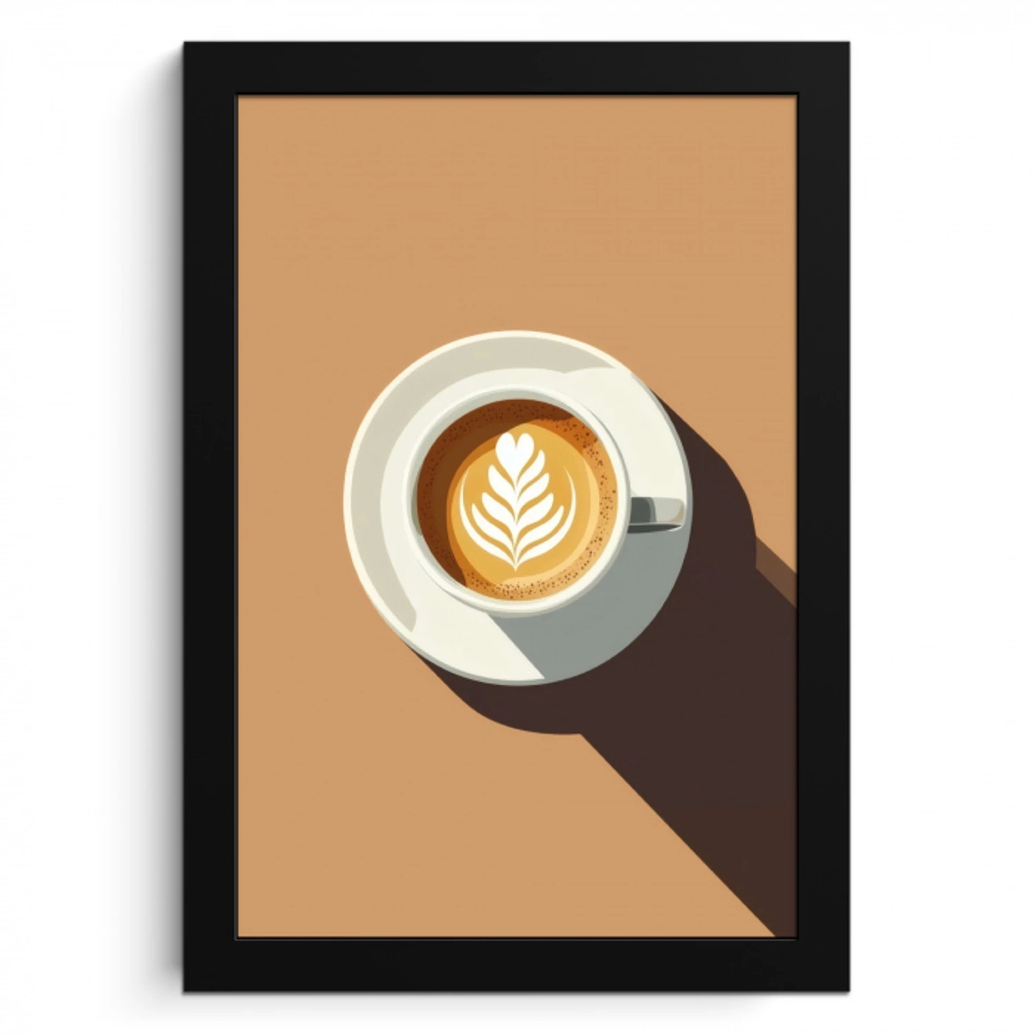 Cappuccino - Kop - Schotel - Minimalitisch KitchenYeah - Keuken - Fotolijst klein -3d