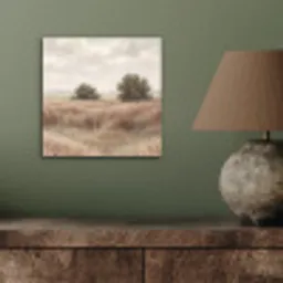 Landschap - Minimalistisch - Beige aluminium wit klein -sfeer2