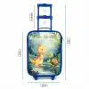Dino - Schildpad - Jungle Kinderkoffer - Blauw klein -productfoto_formaten
