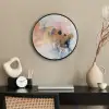 Abstract - Pastel kleuren - Goud - Modern - Aesthetic Fotolijst rond zonder passe partout klein -sfeer1