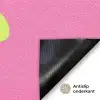 Bonjour - Roze - Fel groen Deurmat klein -antislip_NL
