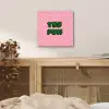 Yes fun - Groen - Roze - Stippen aluminium wit klein -sfeer3