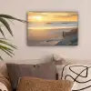 Strand - Duinen - Zonsondergang canvas 2cm klein -sfeer1