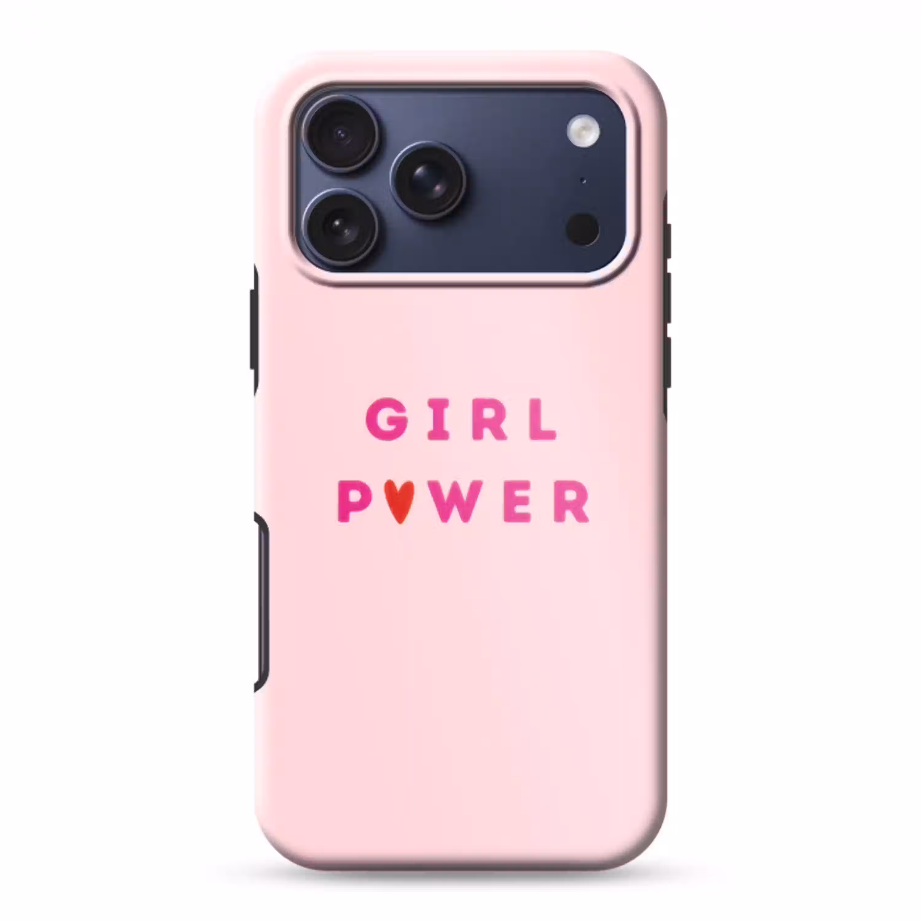 Girl power - Roze - Hartje Toughcase MagSafe Apple iPhone 17 Pro Max klein -3d