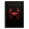 Krab - Rood - Vissen - Schaaldieren KitchenYeah - Keuken - Fotolijst klein -3d
