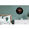 Boeket - Veldbloemen - Vaas Wandcirkel aluminium klein -slaapkamer