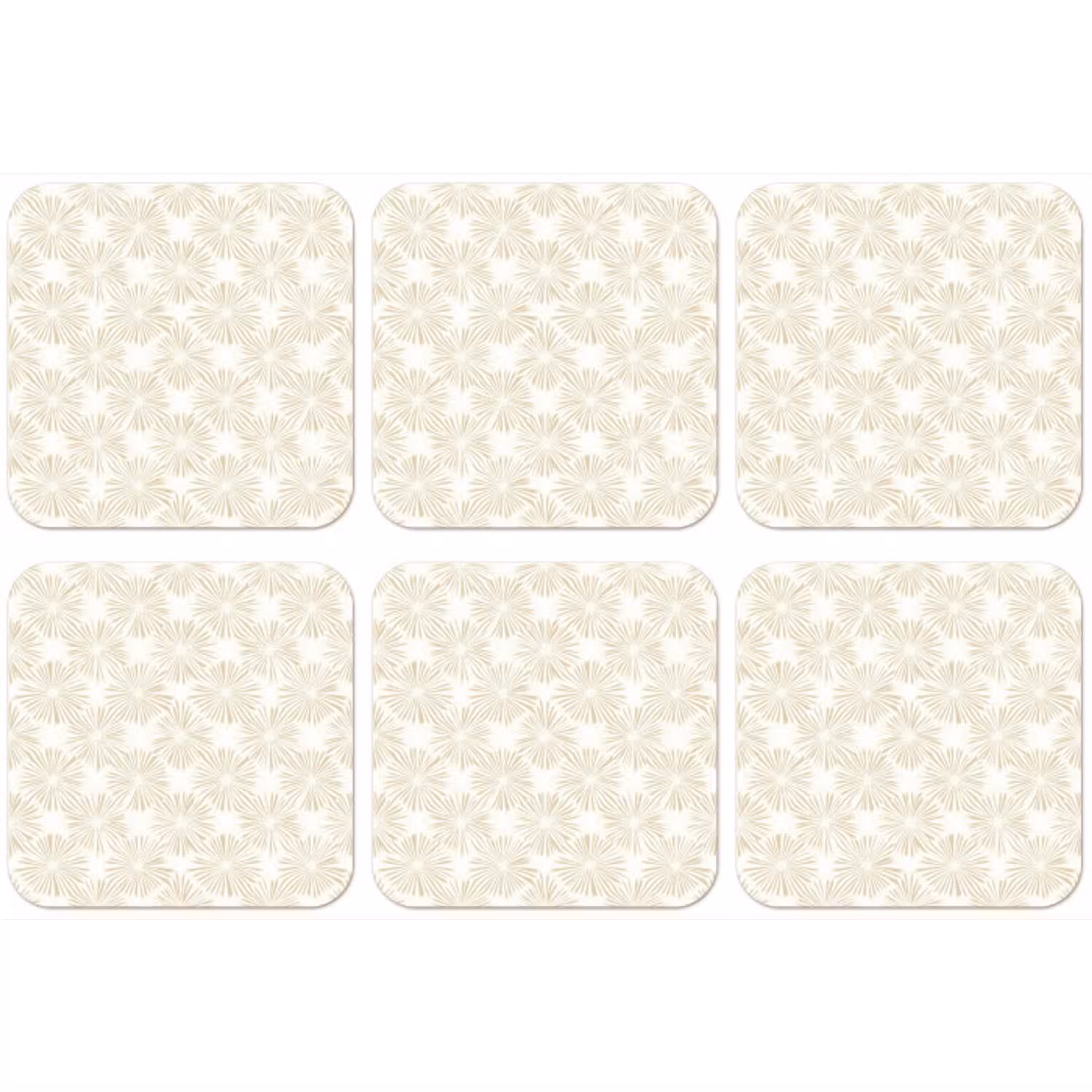 Abstract - Motief - Beige onderzetter kurk middel 366 -zkaufland3dotto