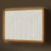 Klassiek - Visgraat - Grijs Light Box met batterij (Wandlamp) middel 907 -z3d_website