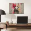 Graffiti - Panda - Ballon - Street art - Banksy PET vilt klein -sfeer5