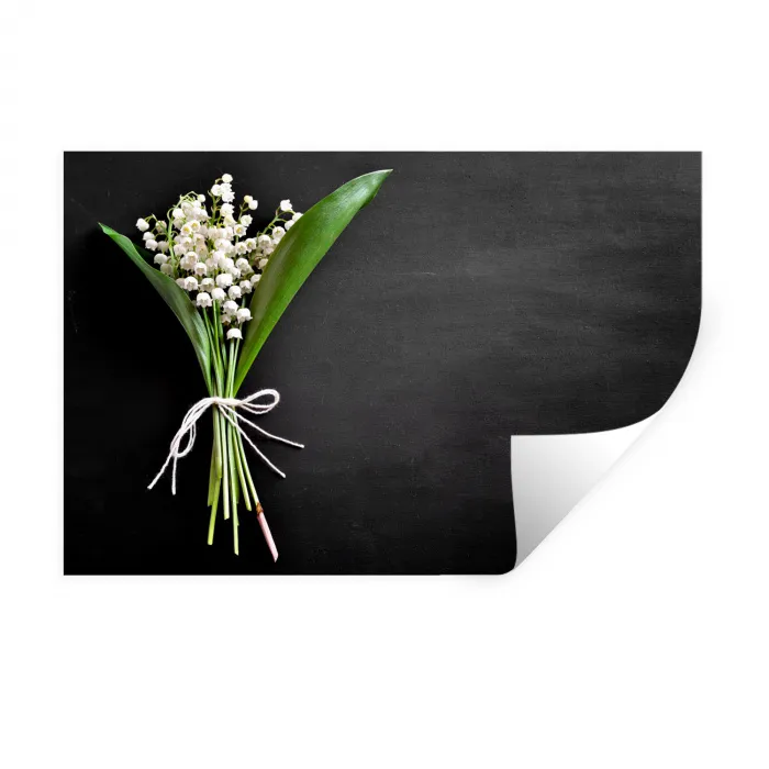 bloemen-5-1-1 Muursticker klein -3d