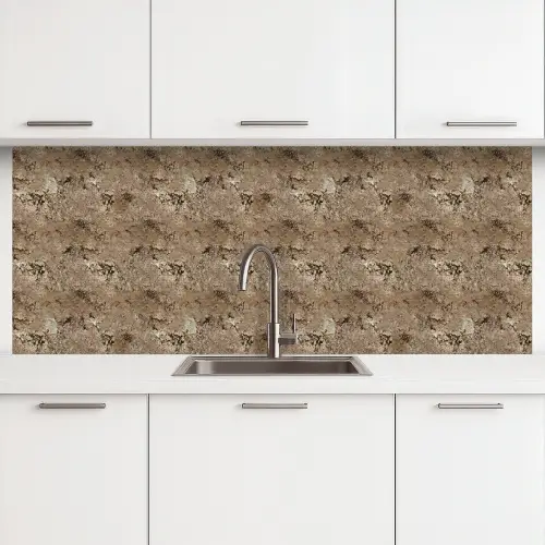 Beige - Graniet - Ruw keuken achterwand 2 middel 871 -3d