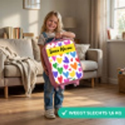 Hartjes - Patroon - Kleurrijk Kinderkoffer - Roze klein -sfeer2_NL