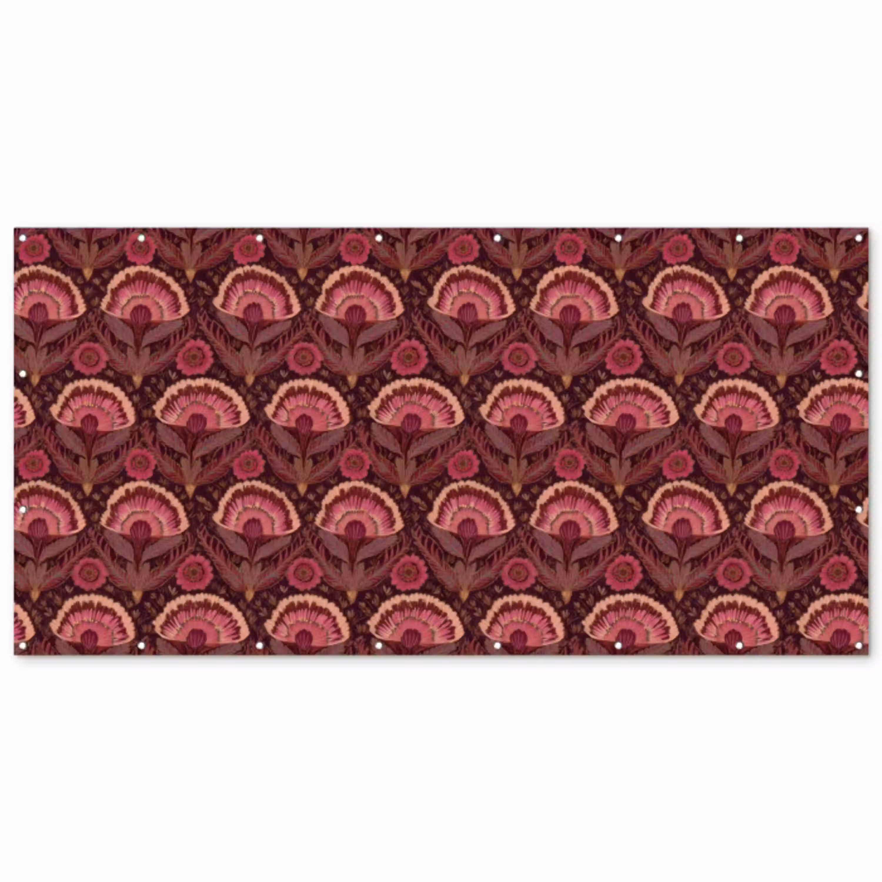 Antiek - Bloemen - Kleurrijk Balkonbeschermer Duitsland klein 596 -zz_3d