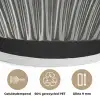 Cupcake - Luxueus - Zilver Akoestische PET Vilt - Rond klein -closeup_NL