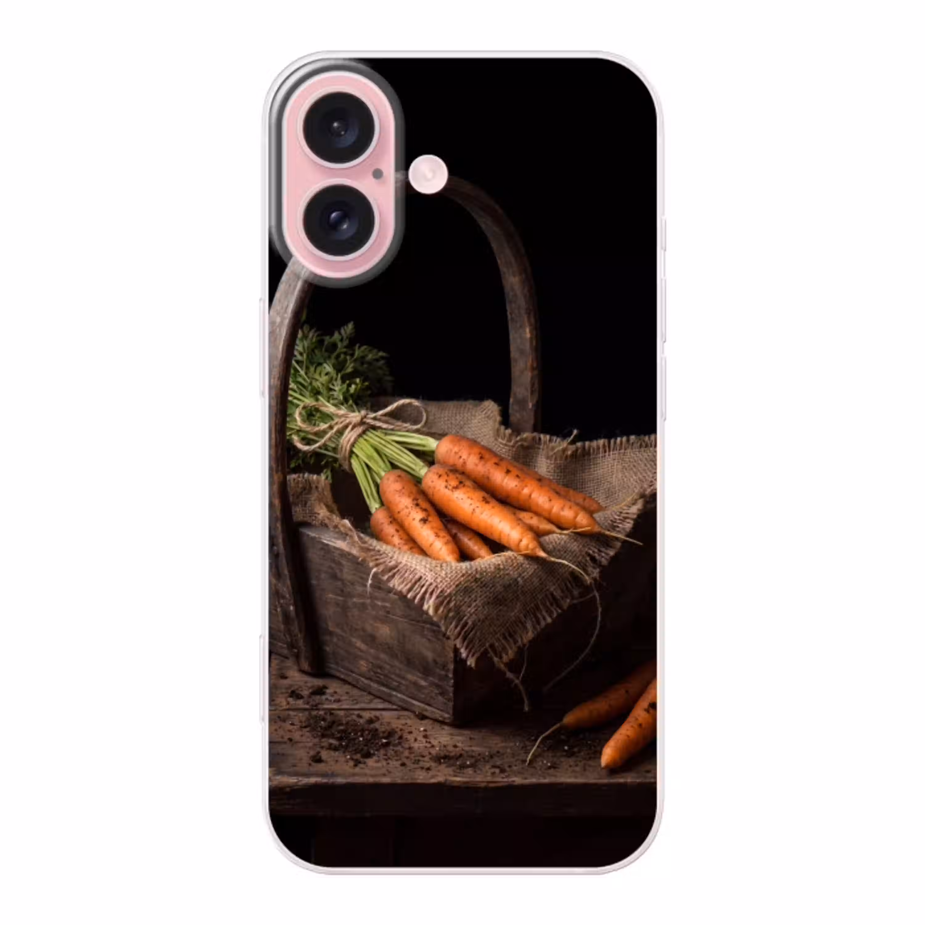 Wortels - Mand - Eten Apple iPhone 16 klein -3d