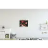 Stilleven met bloemen in een glazen vaas - Schilderij van Jan Davidsz. de Heem textielposter latten blank klein -kinderkamer