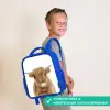 Halbe Hooglander Kinderrugzak - Blauw middel -sfeer3_NL
