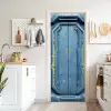 Deur - Futuristisch - Blauw deurposter klein -sfeer5