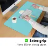 Ijsje - Stokje - Sprinkles - Lichtblauw Muismat XXL klein -sfeer3
