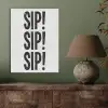 Vintage - Japandi - Decoratie - Black PET vilt klein -sfeer2