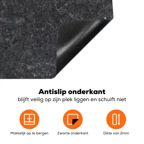 Nachtelijke Betonlandschap Inductie beschermer vinyl 3mm klein -zzzzzzz-td-onderkant