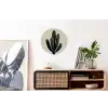 Cactus - Subtiel - Groen Wandcirkel aluminium klein -kantoor