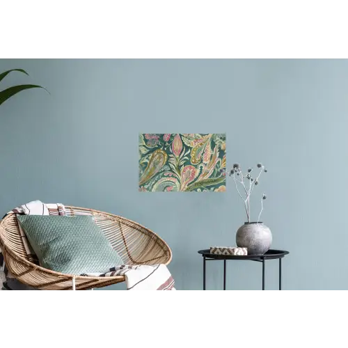 Patroon - Kleurrijk - Sierlijk - Groen Muursticker klein -plant