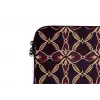 Symmetrisch - Tegel - Burgundy laptophoes neopreen klein 279 -detail