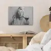 Vrouw - Masker - Wijn - Sigaret PET vilt klein -sfeer3