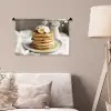 Pannenkoeken - Banaan - Siroop - Wit - Beige Wandkleed katoen klein -sfeer4