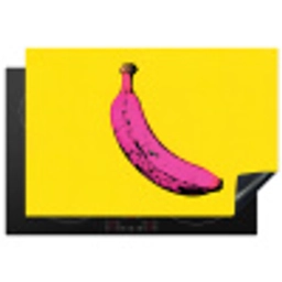 Banaan - Grafisch - Geel Inductie beschermer vinyl 3mm klein -3d