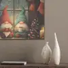 Gnooms - Kerst - Raam - Kleurrijk PET vilt klein -sfeer6_closeup