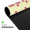 Nice - Stippen - Roze - Geel Muismat XXL klein -sfeer2