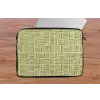 Vlecht - Patroon - Groen laptophoes neopreen klein 279 -tafel