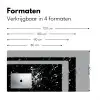 Verfspatten - Wit - Abstract - Explosie Muismat XXL klein -sfeer5