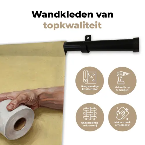 Klassiek - Kunst - Humor Wandkleed katoen klein -sfeer2