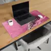 Panter - Luxe - Roze Muismat XXL klein -sfeer1