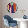 Vormen - Ritmisch - Kleuren - Abstract Fotolijst rond zonder passe partout klein -sfeer2