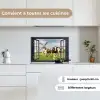 Doorkijk - Koe - Molen - Koeien - Weiland - Gras - Groen keuken achterwand spatscherm klein -sfeer4_FR
