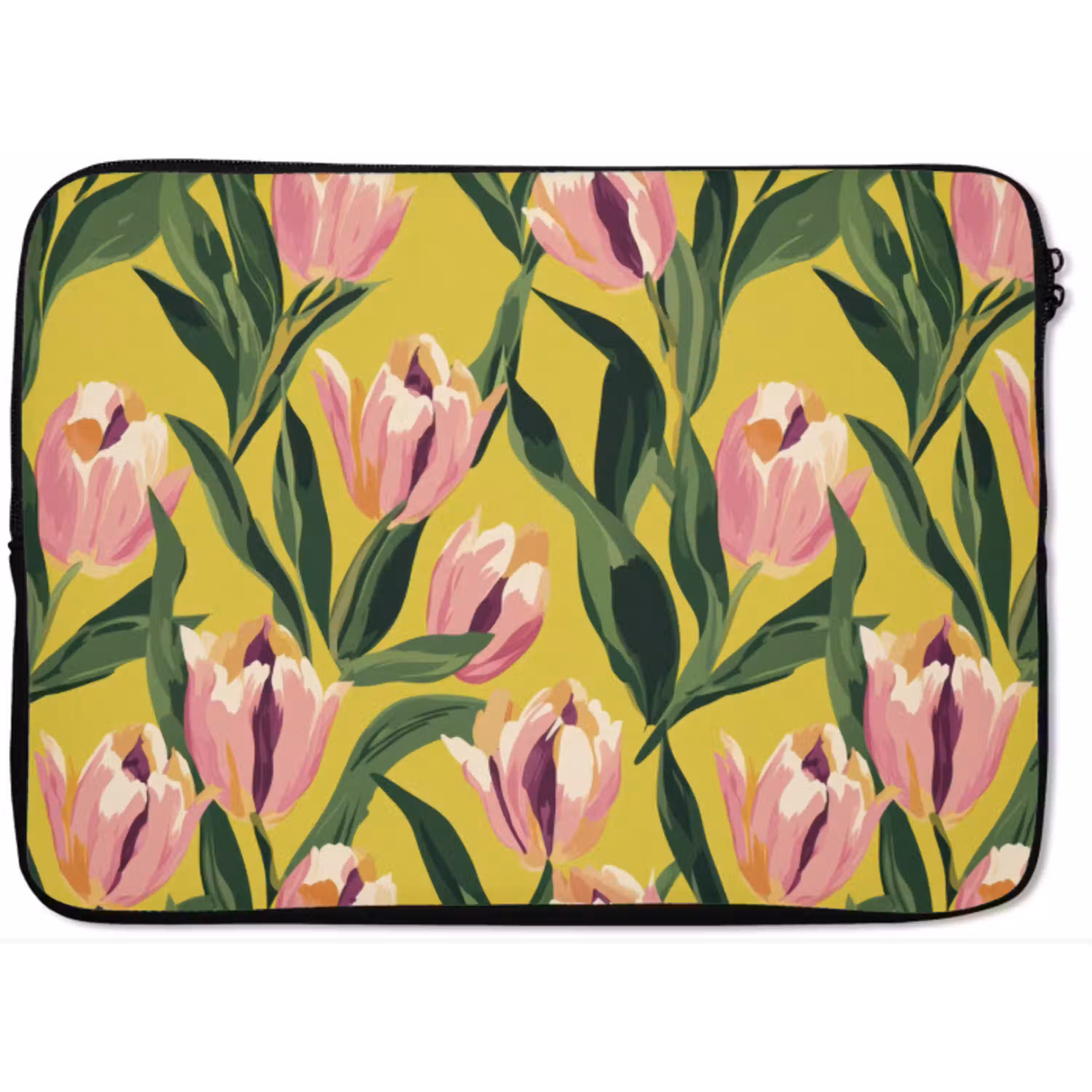 Tulpen - Botanisch - Geel laptophoes neopreen klein 279 -zkaufland3dotto