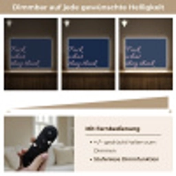 Fuck what they think - Blauw - Cursief Light Box met batterij (Wandlamp) middel -USP_dimbaarDE