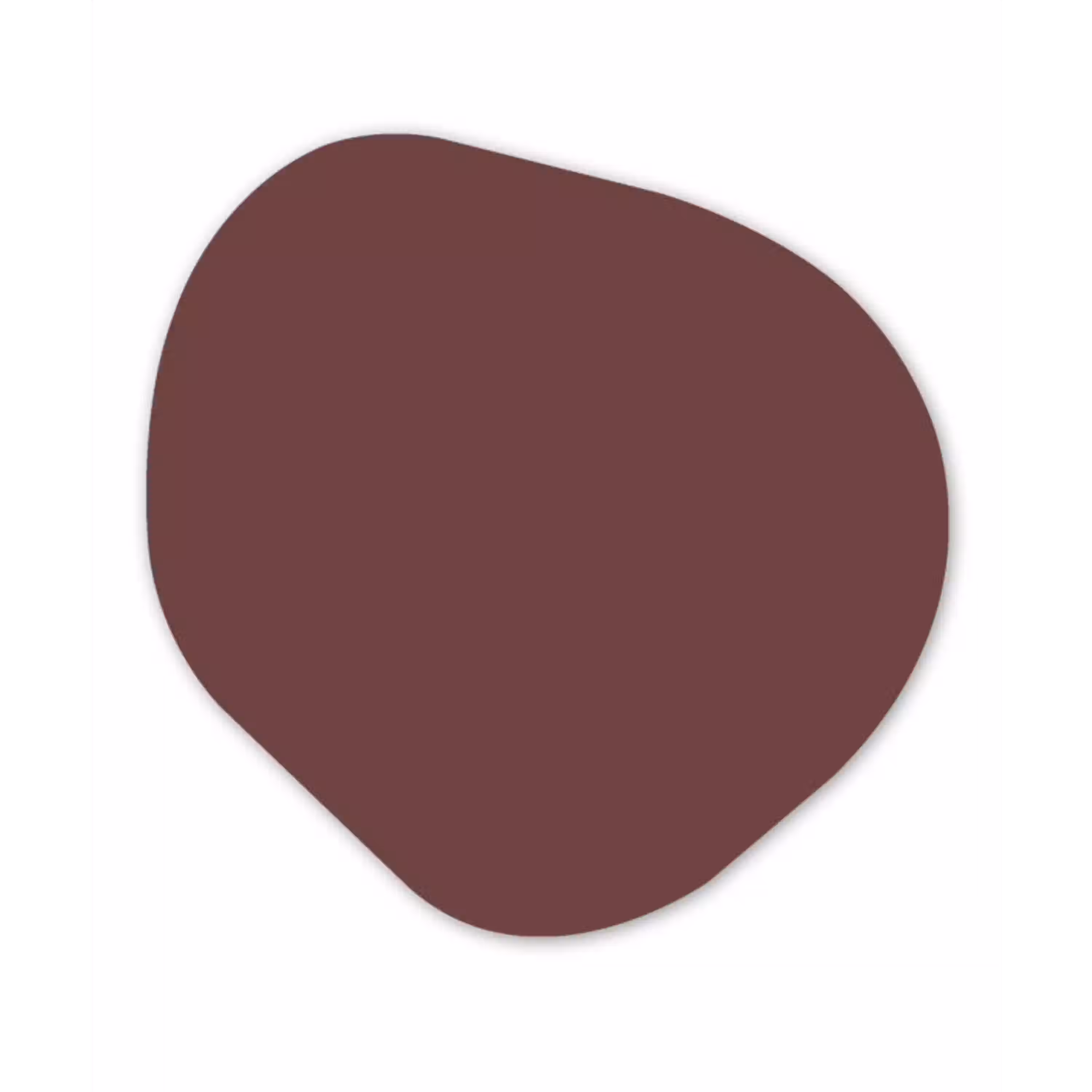 Velvet - Merlot - Rood Wandcirkel Organisch Aluminium middel 851 -3d