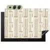Modern - Geometrisch - Beige Inductie beschemer met haakjes klein 777 -3d