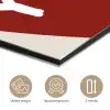 Loveyou - Hart - Rood aluminium wit klein -closeup_NL