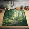 Bos - Pad - Zon - Bomen - Groen - Natuur Inductie beschermer vinyl 3mm middel -sfeer5
