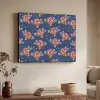 Disco - Blauw - Patroon Textielframe - compleet frame klein 947 -sfeer3