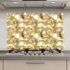 Vloeibaar - Druppels - Goud keuken achterwand spatscherm klein 900 -3d_website