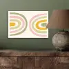 Regenboog - Pastel - Groen - Roze - Modern aluminium wit klein -sfeer2