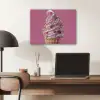 Softijs - Edelstenen - Roze - Hoorntje PET vilt klein -sfeer5