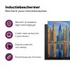 Skyline - Wolkenkrabbers - Water - Blauw Inductie beschermer vinyl 3mm klein -zzzzzzz-cc-usp